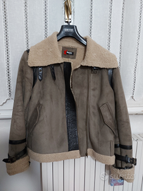 Giubbotto con pelliccia interna