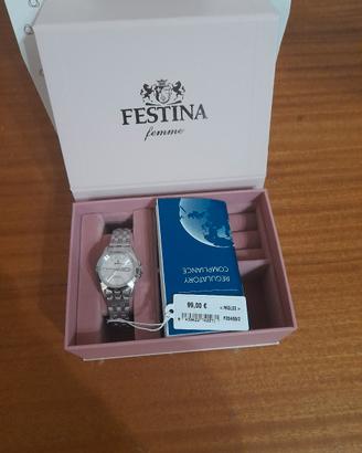 Orologio Festina donna mai usato