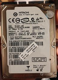 Hard disk Hitachi 160gb da 2.5"