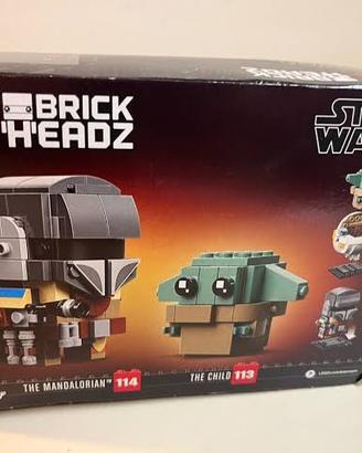 Lego BrickHeadz 75317 Mandaloriano baby Yoda MISB