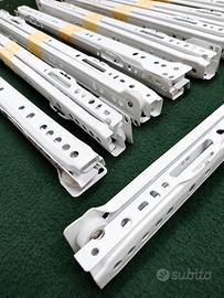 Guide scorrevoli per  10 cassetti – 40cm (Bianche)
