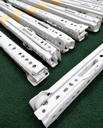 Guide scorrevoli per  10 cassetti – 40cm (Bianche)