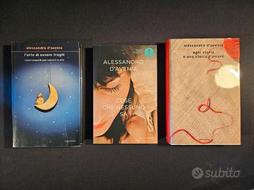 Lotto libri di Alessandro d'Avenia