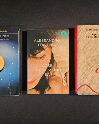 Lotto libri di Alessandro d'Avenia