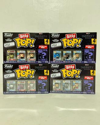 4 Funko Bitty Pop! Marvel Infinity Saga