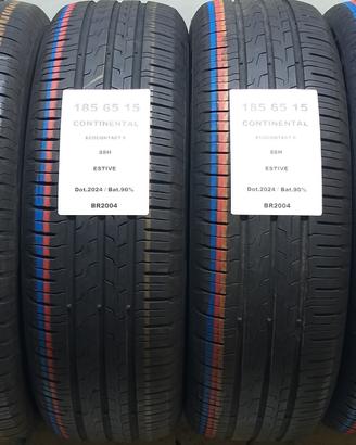 4 GOMME 185 65 15 CONTINENTAL BR2004