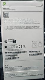 Iphone 18 pro 256 Gb nero