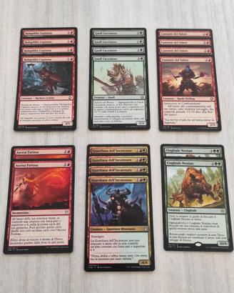 Mazzo carte Magic Verde Rosso FORZA SELVAGGIA mtg