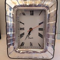orologio da tavolo in argento 