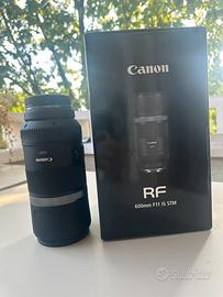 Canon RF 600 f11 come nuovo