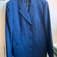 WOOLMARK Blazer uomo vintage blu marino taglia48