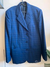 WOOLMARK Blazer uomo vintage blu marino taglia48