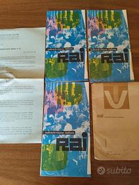 Rarissimo set RAI gennaio 1954