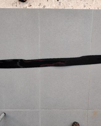 spoiler tetto auto 113 cm nero lucido gomma 