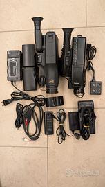 Lotto Canon E300 8mm e JVC GR-A1E vhs-c
