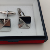 Gemelli quadrati in argento 925