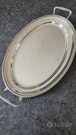 Vassoio in bagno d'argento