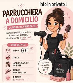 Parrucchiera a domicilio