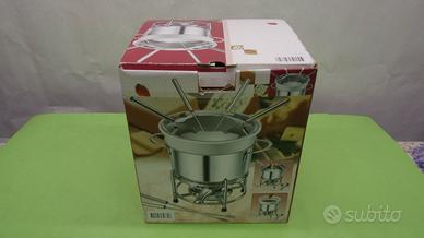 Set per fonduta con 2 tegamini, ideale per fonduta