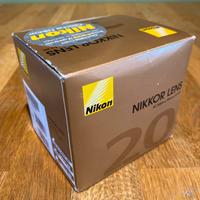 Scatola originale nikon nikkor 20 2,8