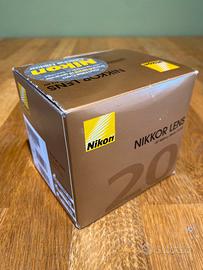 Scatola originale nikon nikkor 20 2,8