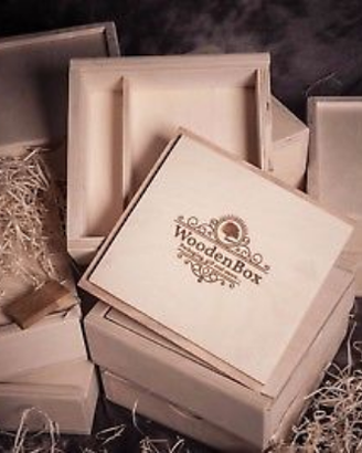 Wooden Box: box in legno con pendrive USB 3.0