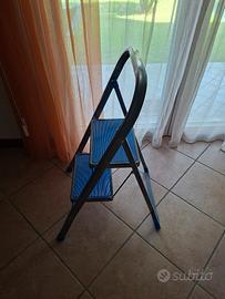 scaletta acciao 2 gradini 