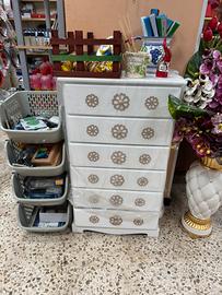 Mobile cassettiera in legno