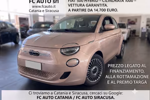 Fiat 500 1.0 Hybrid 70CV -Nuova da immatricolare!