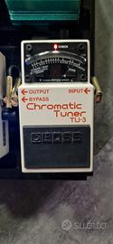 Boss TU3 tuner accordatore cromatico a pedale