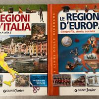 2 libri = Le regioni d’Europa e regioni d’Italia