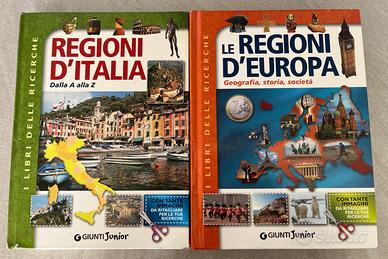 2 libri = Le regioni d’Europa e regioni d’Italia