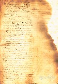 Bologna  Manoscritto originale dei Cavallegeri