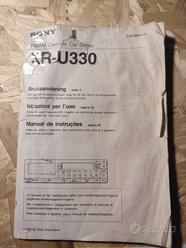 manuale d&#039;uso Sony XR-U330  			