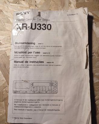 manuale d'uso Sony XR-U330