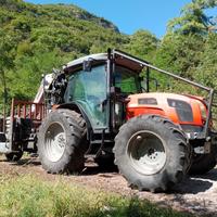 Trattore Same Explorer con allestimento forestale