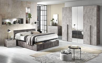 Camera matrimoniale con armadio 6 ante