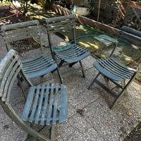 Sedie in plastica da giardino