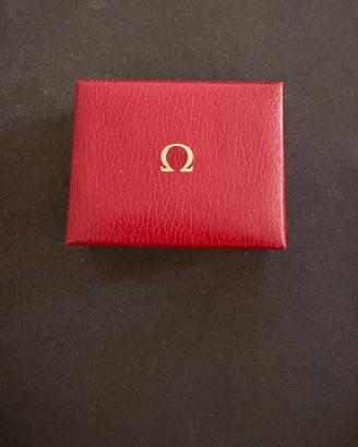 Scatola vintage Omega ped orologi deluxe anni 70