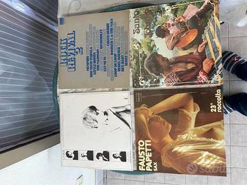 Dischi in vinile in blocco