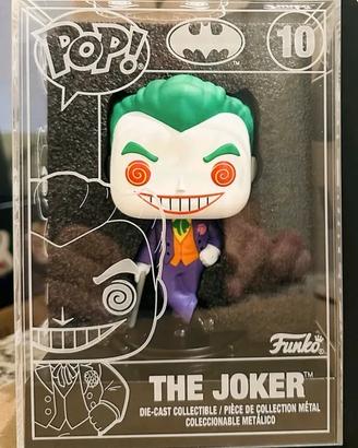 Funko Pop! Die-Cast The Joker 10 Exclusive metalli