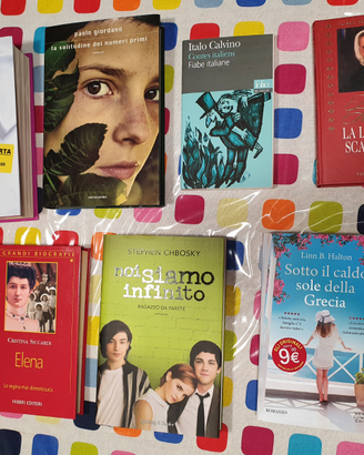 Libri vari (Fiorello, Giordano, Calvino, ecc)