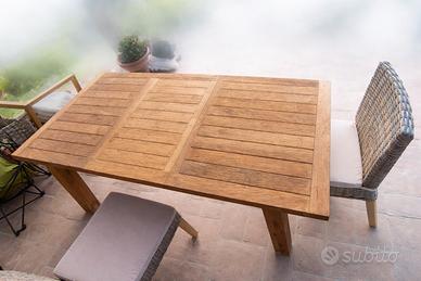 Bizzotto Bounty tavolo allungabile in Teak