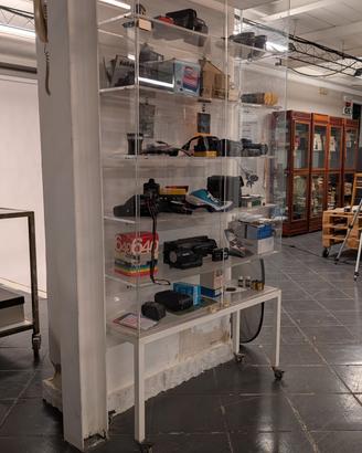 vetrina / espositore / display plexiglass acciaio