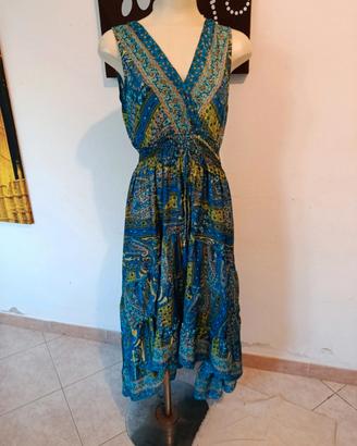 Vestito boho seta