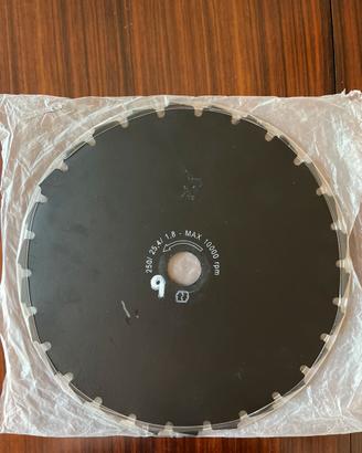Disco Diamantato 250mm per Edilizia - NUOVO