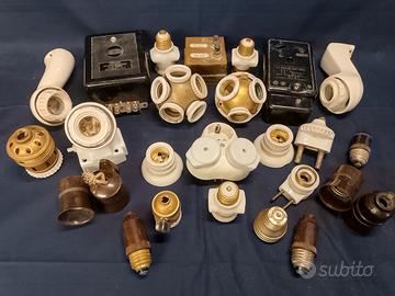 materiale elettrico vintage 