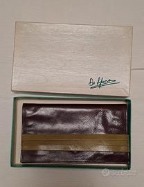 portagioie da viaggio in pelle vintage