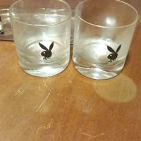 Coppia di Bicchieri da Whisky Playboy