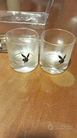 Coppia di Bicchieri da Whisky Playboy